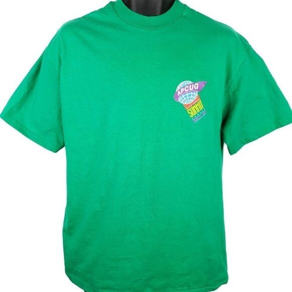 APCUG Computer User Group Summit T Shirt Vintage 90s 1991 Made In USA Mens Large - Picture 2 of 7